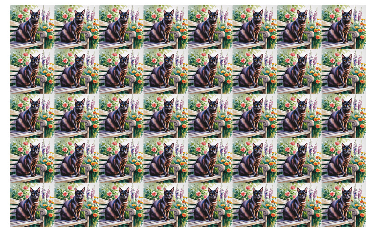 DecoCraft - Scenic Tiles Series - Watercolor Pets - Bombay