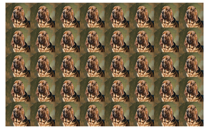 DecoCraft - Scenic Tiles Series - Oil Painting Pets - Bloodhound