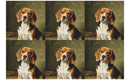DecoCraft - Scenic Tiles Series - Oil Painting Pets - Beagle