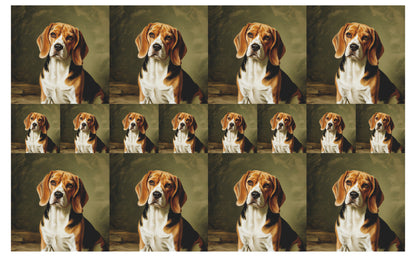 DecoCraft - Scenic Tiles Series - Oil Painting Pets - Beagle