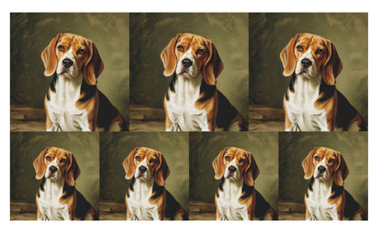 DecoCraft - Scenic Tiles Series - Oil Painting Pets - Beagle