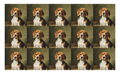 DecoCraft - Scenic Tiles Series - Oil Painting Pets - Beagle