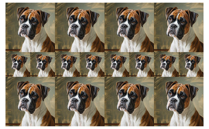 DecoCraft - Scenic Tiles Series - Oil Painting Pets - Boxer