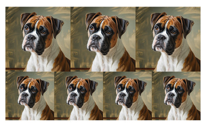 DecoCraft - Scenic Tiles Series - Oil Painting Pets - Boxer
