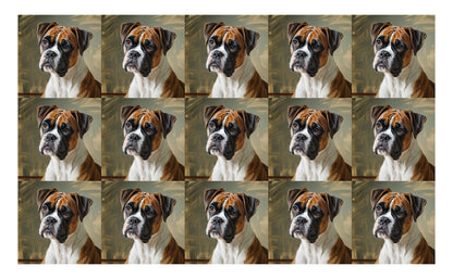 DecoCraft - Scenic Tiles Series - Oil Painting Pets - Boxer