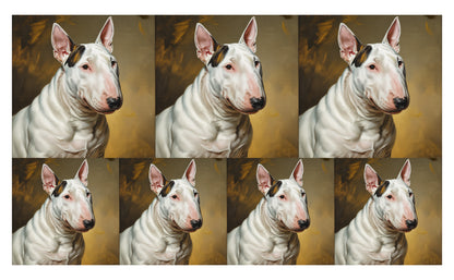 DecoCraft - Scenic Tiles Series - Oil Painting Pets - Bull Terrier