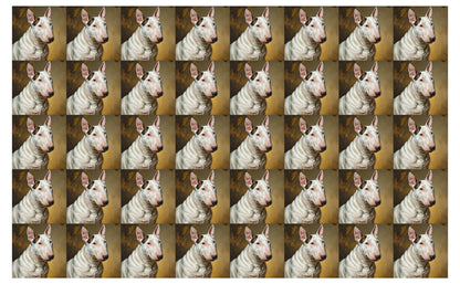 DecoCraft - Scenic Tiles Series - Oil Painting Pets - Bull Terrier