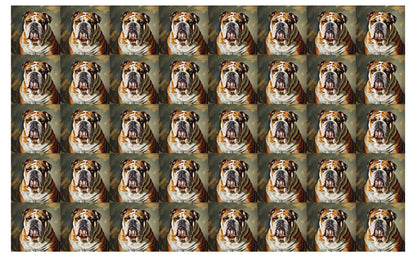 DecoCraft - Scenic Tiles Series - Oil Painting Pets - Bulldog
