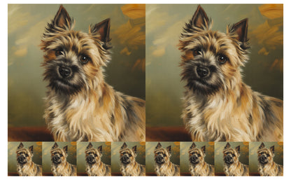 DecoCraft - Scenic Tiles Series - Oil Painting Pets - Carrin Terrier