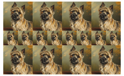DecoCraft - Scenic Tiles Series - Oil Painting Pets - Carrin Terrier