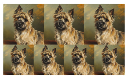 DecoCraft - Scenic Tiles Series - Oil Painting Pets - Carrin Terrier