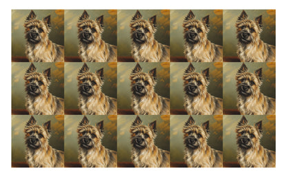 DecoCraft - Scenic Tiles Series - Oil Painting Pets - Carrin Terrier