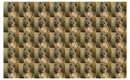 DecoCraft - Scenic Tiles Series - Oil Painting Pets - Carrin Terrier