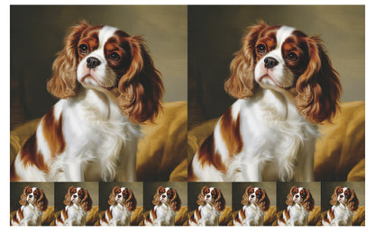 DecoCraft - Scenic Tiles Series - Oil Painting Pets - Cavalier