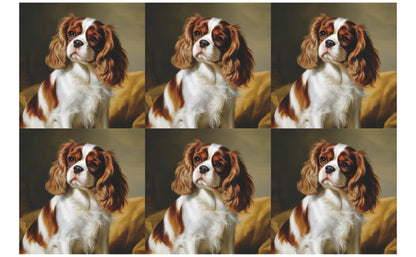 DecoCraft - Scenic Tiles Series - Oil Painting Pets - Cavalier
