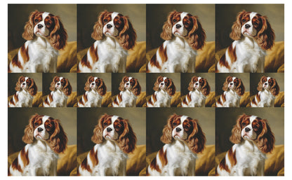 DecoCraft - Scenic Tiles Series - Oil Painting Pets - Cavalier