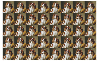 DecoCraft - Scenic Tiles Series - Oil Painting Pets - Cavalier