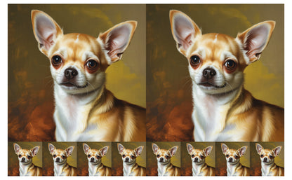 DecoCraft - Scenic Tiles Series - Oil Painting Pets - Chihuahua