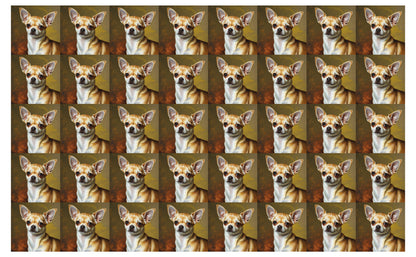 DecoCraft - Scenic Tiles Series - Oil Painting Pets - Chihuahua