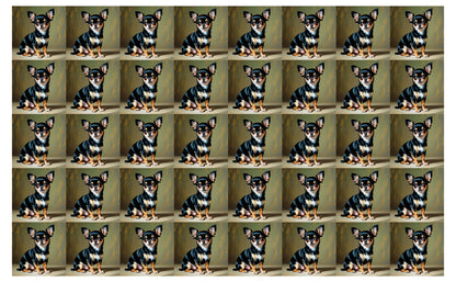 DecoCraft - Scenic Tiles Series - Oil Painting Pets - Chihuahua II
