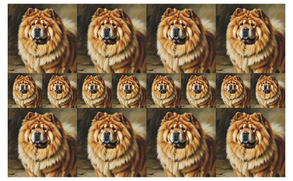 DecoCraft - Scenic Tiles Series - Oil Painting Pets - Chow