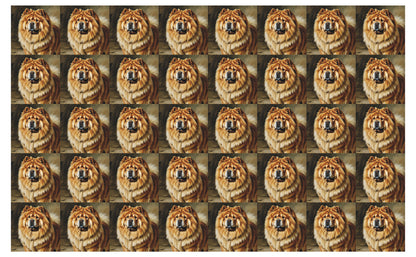 DecoCraft - Scenic Tiles Series - Oil Painting Pets - Chow