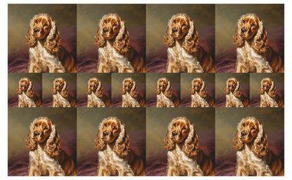 DecoCraft - Scenic Tiles Series - Oil Painting Pets - Cocker Spaniel
