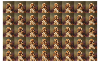 DecoCraft - Scenic Tiles Series - Oil Painting Pets - Cocker Spaniel