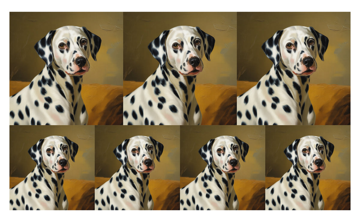 DecoCraft - Scenic Tiles Series - Oil Painting Pets - Dalmatian