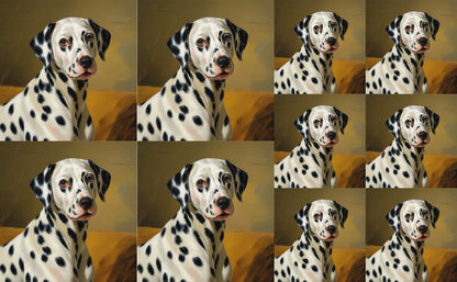 DecoCraft - Scenic Tiles Series - Oil Painting Pets - Dalmatian