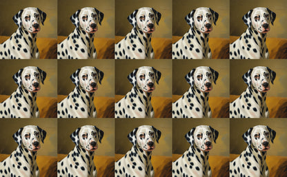 DecoCraft - Scenic Tiles Series - Oil Painting Pets - Dalmatian