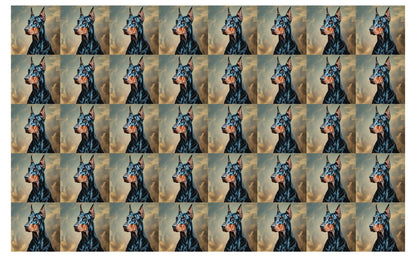DecoCraft - Scenic Tiles Series - Oil Painting Pets - Doberman