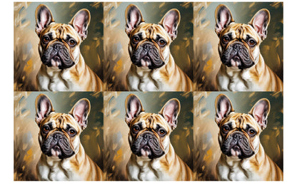 DecoCraft - Scenic Tiles Series - Oil Painting Pets - French Bulldog