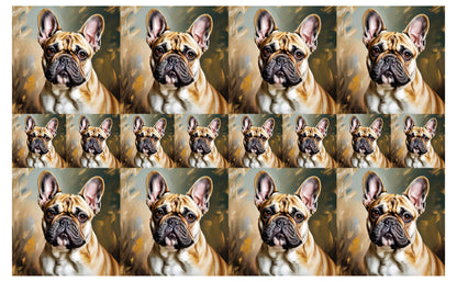 DecoCraft - Scenic Tiles Series - Oil Painting Pets - French Bulldog