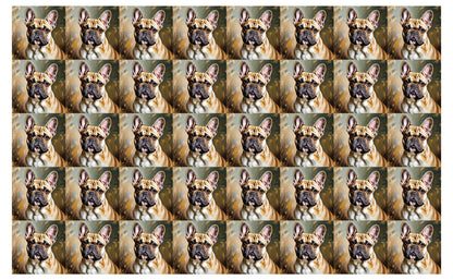 DecoCraft - Scenic Tiles Series - Oil Painting Pets - French Bulldog