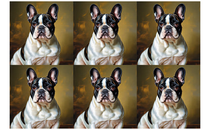 DecoCraft - Scenic Tiles Series - Oil Painting Pets - French Bulldog II