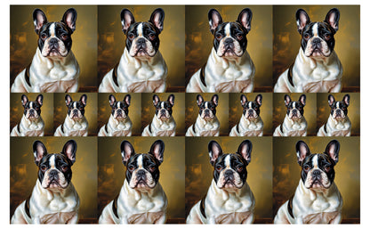 DecoCraft - Scenic Tiles Series - Oil Painting Pets - French Bulldog II