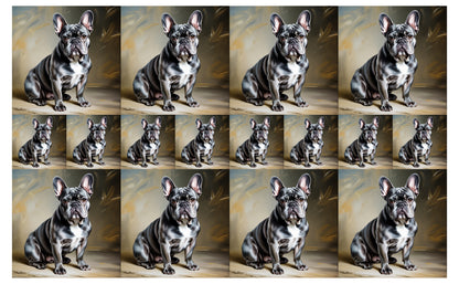DecoCraft - Scenic Tiles Series - Oil Painting Pets - French Bulldog III