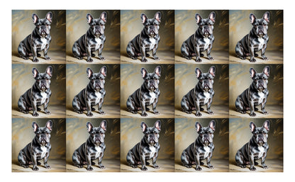 DecoCraft - Scenic Tiles Series - Oil Painting Pets - French Bulldog III