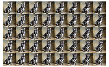 DecoCraft - Scenic Tiles Series - Oil Painting Pets - French Bulldog III
