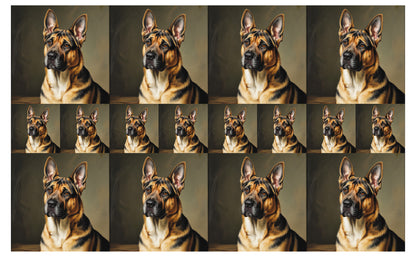 DecoCraft - Scenic Tiles Series - Oil Painting Pets - German Shepherd