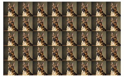 DecoCraft - Scenic Tiles Series - Oil Painting Pets - German Shepherd