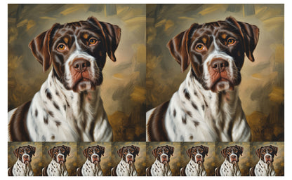 DecoCraft - Scenic Tiles Series - Oil Painting Pets - German Shorthaired Pointer