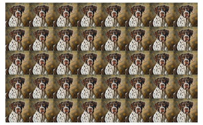 DecoCraft - Scenic Tiles Series - Oil Painting Pets - German Shorthaired Pointer