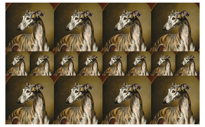 DecoCraft - Scenic Tiles Series - Oil Painting Pets - Greyhound