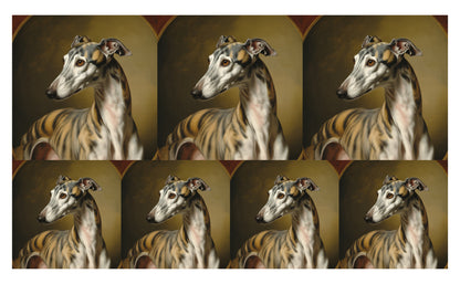 DecoCraft - Scenic Tiles Series - Oil Painting Pets - Greyhound