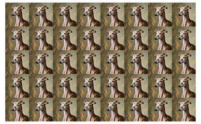 DecoCraft - Scenic Tiles Series - Oil Painting Pets - Italian Greyhound