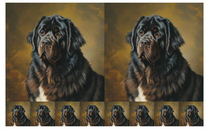 DecoCraft - Scenic Tiles Series - Oil Painting Pets - Newfoundland