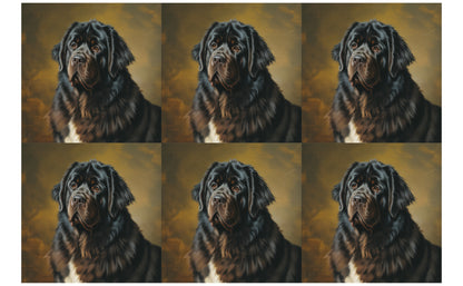DecoCraft - Scenic Tiles Series - Oil Painting Pets - Newfoundland
