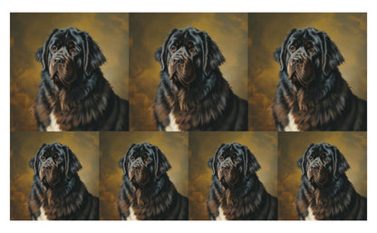 DecoCraft - Scenic Tiles Series - Oil Painting Pets - Newfoundland